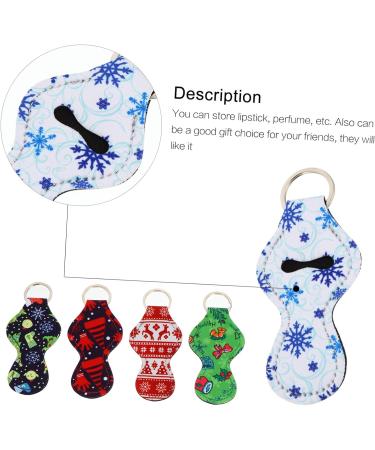  Didiseaon Didiseaon 36 Pieces Christmas Lipstick Set Hand Gel Holder Keychain Lipstick Holder Ring Holder Lip Balm Holder Christmas Socks Travel Neoprene Manual - Buy Online on GoSupps.com