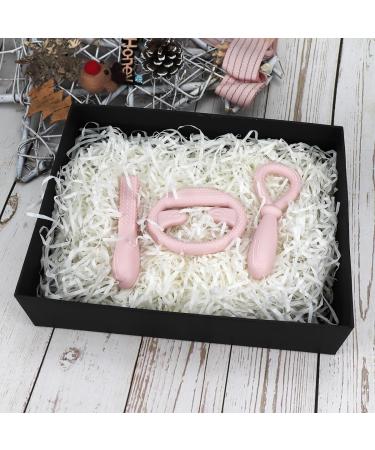 Sensory Silicone Chewing Tools for ADHD & Autism - Pack of 3 | Teething & Nail Biting Relief - Light Pink - Buy Online on GoSupps.com