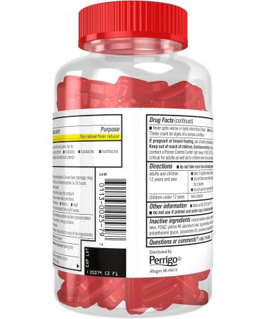 Good Sense Rapid Release Pain Relief Acetaminophen Caplets 500 mg Extra Strength Pain Reliever and Fever Reducer - Buy Online on GoSupps.com