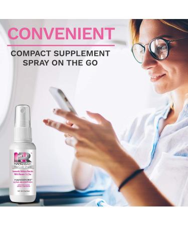 NanoRush Pre-Cold Sublingual Spray - Immune System Defense Booster with Vitamin C and Zinc - Buy Online on GoSupps.com