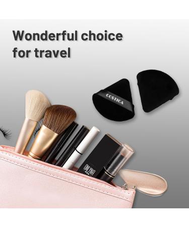 COSTICA 6 Pack Triangle Powder Puffs for Face Makeup | Contouring Loose & Cosmetic Foundation Applicators | Black Body Powder Tools - Buy Online on GoSupps.com