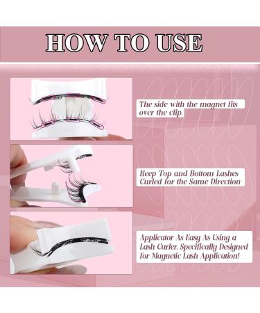 Magnetic Eyelashes Natural Look - Magnetic Lashes No Glue or Eyeliner Needed - Magnetic False Eyelashes with Applicator - Natural Look Reusable Magnetic Eyelashes - Easy to Wear and Remove - Buy Online on GoSupps.com