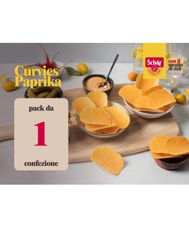 Buy Sch r Curvies Paprika Chips - 170g | International Shipping Available - Gluten-Free Snacks - Buy Online on GoSupps.com