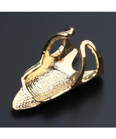 BLULILY Adjustable Finger Nail Art Finger Rings Women Girl Gifts Jewelry Nail Rings Adjustable Fingertip Rings Alloy Material Gold - Buy Online on GoSupps.com