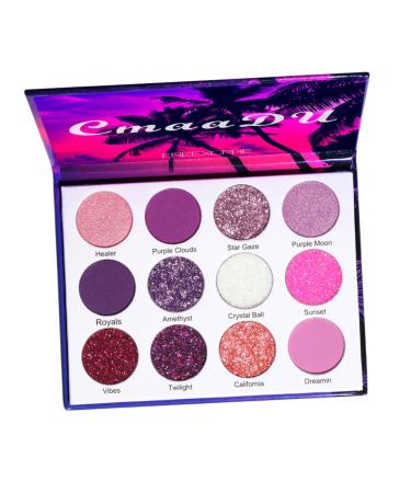 TOVINANNA 3 Boxes Eyeshadow Palette Cosmetic Supplies Cosmetics Palette Makeup Palette Colorful Plastic 1 count (Pack of 1) Colorfulx3pcs