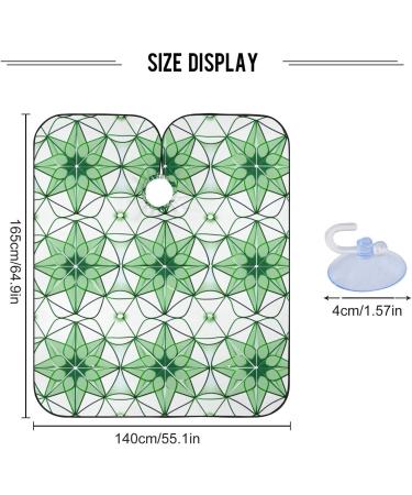 Waterproof Barber Cape - St. Patrick's Day Geometry & Cheetah Haircut Bib for Men | Unisex Hair Cutting Cape - Shop Now - Buy Online on GoSupps.com