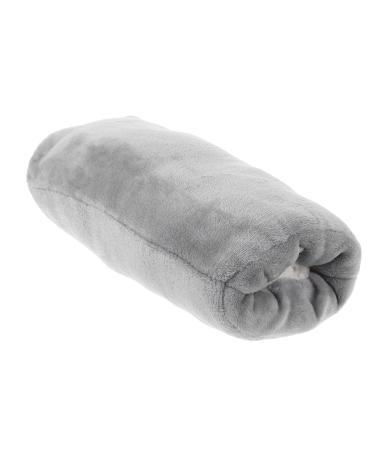 1 piece of foot load for girls for heated feet furry muscles gray rechargeable plug-in portable for seniors older people pain older people