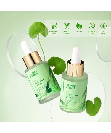 ANAI RUI Exosome Cica Serum Exosomes for Skin with Hyaluronic Acid Soft Skin Glass Skin Low-irritating Moisturizing 1.05 Fl.oz - Buy Online on GoSupps.com