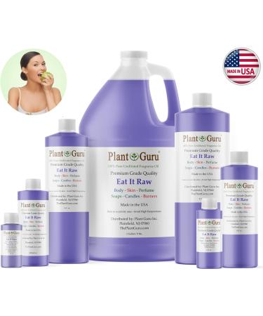 Buy Plant Guru Eat It Raw Fragrance Oil 8 fl. oz - Aromatherapy Scented Oil for DIY Soap Candles Bath Bombs & Reed Diffusers - International Shipping Available - Buy Online on GoSupps.com