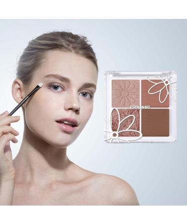 Eyeshadow Makeup Palette | 4 Colors Blendable Matte Shimmer Eye Shadow Pallet | Blendable Long Lasting Waterproof Makeup Palette Eyeshadow Cosmetics Makeup Pallet 03 - Buy Online on GoSupps.com