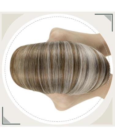 LAAVOO Microring Extensions - Real Hair Brown & Blonde Balayage Ombre Hair Extensions 55cm 50g #8/60/8 for Effortless Style - Buy Online on GoSupps.com