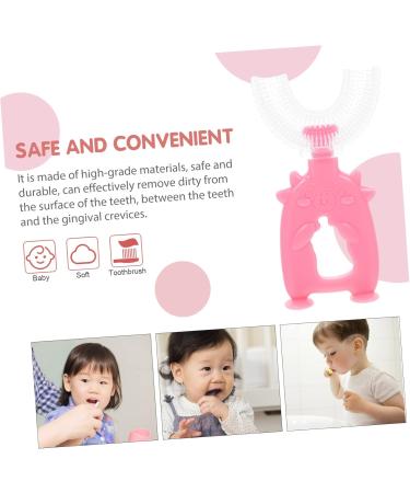 Minkissy U-Shaped Toothbrush for Children 6-Pack Manual Whole Mouth Cleaning Brush - Buy Online on GoSupps.com