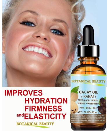 Organic Cacay Oil - 100% Pure, Unrefined & Wild-Grown Anti-Aging Face Oil with Natural Retinol - 15ml - Buy Online on GoSupps.com