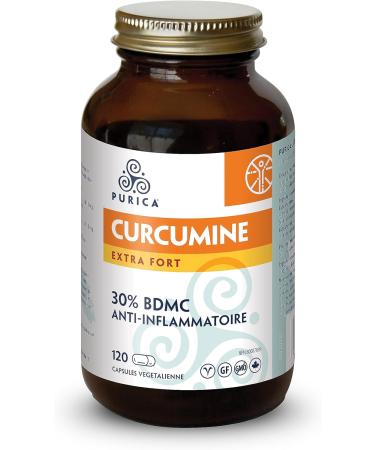 PURICA - Curcumin - Extra Strength - 30% BDMC - Vitamins for Skin Brain Health Supplements (120 Count (Pack of 1)) - Buy Online on GoSupps.com