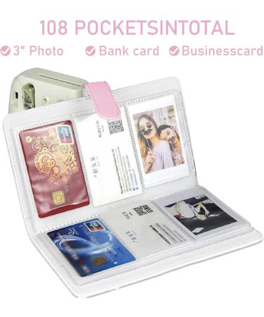 Mini 3 Inch Pink Photo Album for Instant Camera Photos & Small Collectibles - Buy Online on GoSupps.com