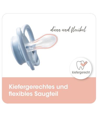 Nip Schnuller My Butterfly - Eco-Friendly Silicone Pacifier for 5-18 Months - Lightweight Jaw-Friendly Design in Blue - Buy Online on GoSupps.com