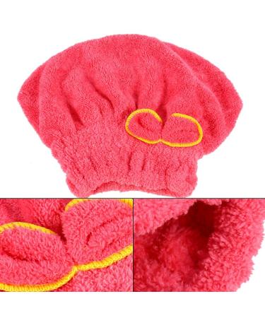 Microfiber Hair Towel Turban for Women - Instant Drying Super Absorbent & Rapidly Drying Red Hair Wrap - Buy Online on GoSupps.com