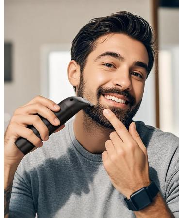 FANHEE Mens shaver electric waterproof with LED light intimate zone body hair trimmer facial body groomer for men beard trimmer for face and body - Buy Online on GoSupps.com