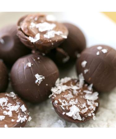 Alter Eco Organic Sea Salt Truffles - Dark Chocolate 4.2 oz | Gourmet Treats - Buy Online on GoSupps.com
