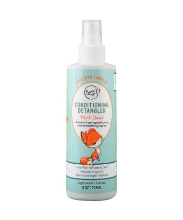 Lane & Co. Conditioning Detangler Spray for Kids & Babies - Leave In Conditioner Spray for Smoothing, Detangling - Vegan, Plant-Based, Child-Safe Formula - Natural Baby Hair Products - 8-oz. Bottle