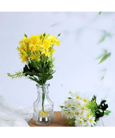 4 Pcs Round Flower Frogs Kenzans - Japanese Floral Arranger Tools with Rubber Gasket - Buy Online on GoSupps.com