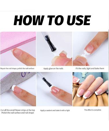 600 Pieces Oval Nail Tips - 12 Sizes Short French Half Cover for DIY Nail Studios | Natural False Nails - Buy Online on GoSupps.com