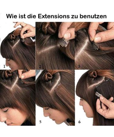 Premium Clip In Extensions - Real Remy Hair 8 Wefts 18 Clips 45cm 70g - Light Ash Blonde (#18/613) - International Shipping Available - Buy Online on GoSupps.com