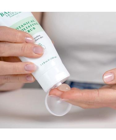 Mario Badescu Botanical Exfoliating Scrub | Ivory Palm Seeds & Green Tea Extract | 3.4 Fl Oz - Buy Online on GoSupps.com