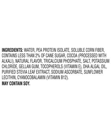 Evolve Chocolate Caramel Plant Based Protein Shake - 20g Vegan Protein, Dairy Free, Non-GMO - 10g Fiber - 11.2 Fl Oz (Pack of 12) - Buy Online on GoSupps.com