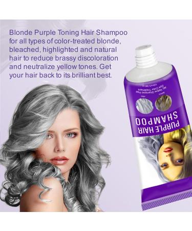  GNAUMORE Purple Toning Shampoo Anti-Yellowing Shampoo for Blonde Hair Anti-Yellowing Shampoo for Bleached Hair Professional Anti-Yellowing Hair Shampoo Hair Growth Serum - Buy Online on GoSupps.com