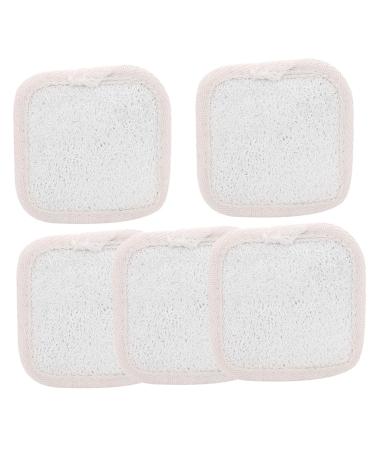 FRCOLOR 5pcs Loofah Shower Rub Loofah Exfoliating Scrubber Body Wash Sponge Loofah Face Sponges for Cleansing Loofah Exfoliating Body Scrubber Bath Shower Loofah Sponge Face Pad The Face
