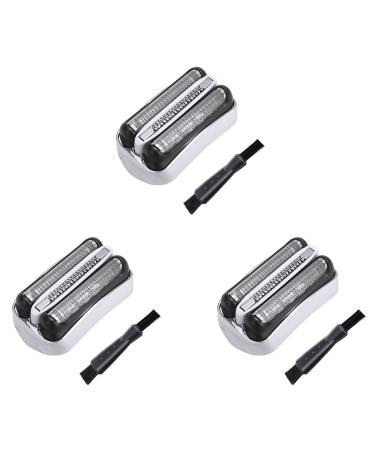 Clisted 3X 32S Shaver Replacement Knife Net Membrane for Series 3 Electric Razors 301S 310S 320S 3000S 3020S 3030S