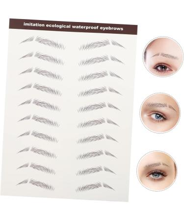 Beavorty 12 pcs eyebrow stickers makeup stickers 3D Hair-Like Eyebrows Stickers Miss - Buy Online on GoSupps.com