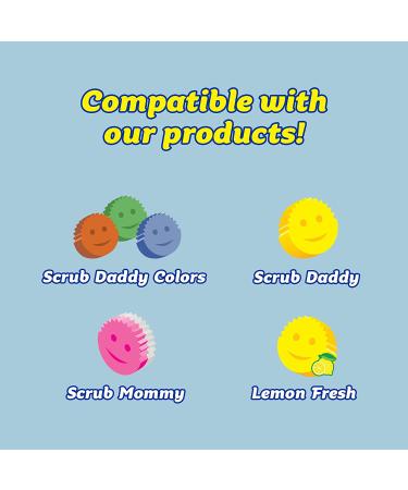 Scrub Daddy Sponge Holder - Non-Slip Daddy Caddy for Smiley Face Sponge - Kitchen and Bathroom Sink Organizer with Suction Cups - Self Draining, Dishwasher Safe - 1ct - Buy Online on GoSupps.com