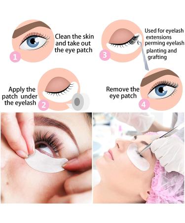 9 Rolls Eyelash Extension Tape with 60 Pairs of Under Eye Gel Pads - Breathable Fabric Lash Tape for Eyelash Extensions - Beauty Tool Set - Buy Online on GoSupps.com