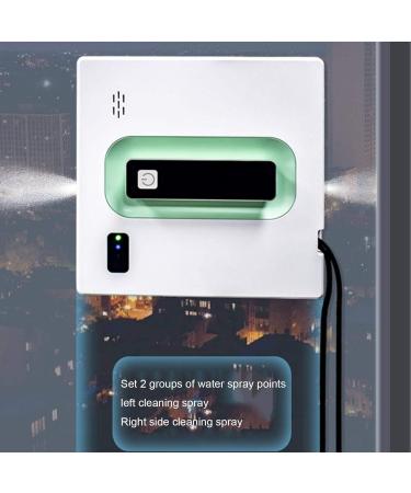 emobwdy Robot Glass Cleaner Window Cleaner Robot Double Water Spray Remote Control Deep Cleaning Intelligent Edge Detection System 3 Cleaning Modes For Windows Tiles Bathrooms White - Buy Online on GoSupps.com