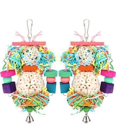 Bbjinronjy bird toys for hanging natural soft sola ball beak cake stuff for parrots nymphensittiches parasites budgies and other little birds (girls) sola ball - Buy Online on GoSupps.com