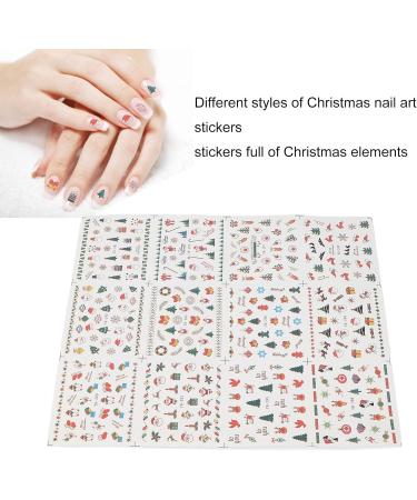 Shanrya Christmas Nail Art Decals Widely Used Nail Art Christmas Sticker for Christmas - Buy Online on GoSupps.com