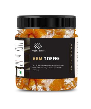 Hungry Harvest Aam Papad Candy Toffee 300 GMS - Alphonso Mango Cubes Real Mango Candy_Packing May Vary