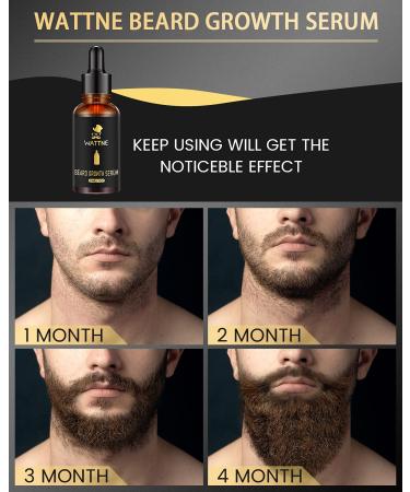 Beard Growth Kit with Derma Roller & 100% Natural Beard Oil Serum - Promote Hair Growth for Men - Gifts for Him - Buy Online on GoSupps.com