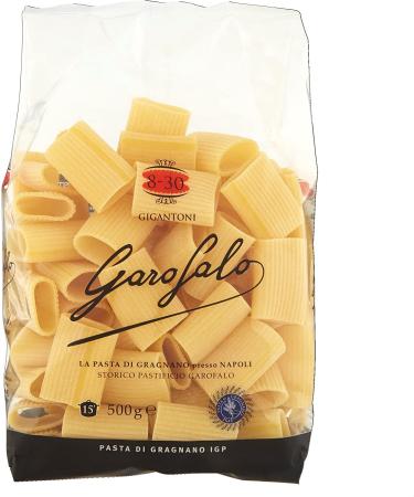 Italian Gourmet E.R. Garofalo Gigantoni N. 8-30 Pack of 10 Neapolitan durum wheat semolina packets with 500g of IGP pasta + 400g Italian Gourmet Polpa