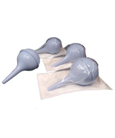 Sterile Ear Bulb [Pack of 4] Rubber Hand Squeeze Bulb Suction Sucker - 2 oz ball - Nasal - Ulcer