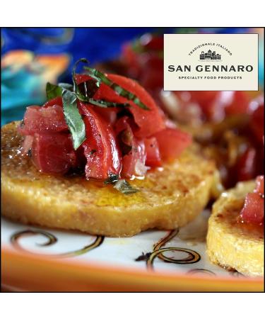 San Gennaro Gluten-Free Polenta 18 oz - Pre-Cooked, Vegan, Kosher - Pack of 6 with Recipes Booklet - Buy Online on GoSupps.com