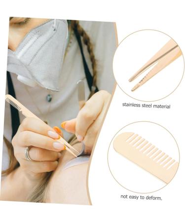 FRCOLOR Eyelash Clamp Tweezers Eye Eyelash Curler Eyelash Applicator Tool Beauty Tools Lash Clamp Tweezers Eyebrow Tweezers for Women Eyelash Clamp Eyelashes Stainless Steel Pointed Mouth - Buy Online on GoSupps.com