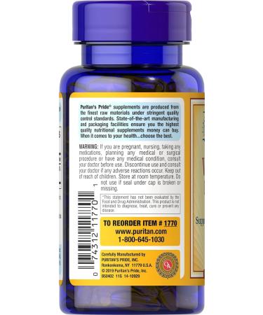 Puritan's Pride Vitamin E-400 IU Softgels 100 Count - Immune Support and Antioxidant Protection - Buy Online on GoSupps.com