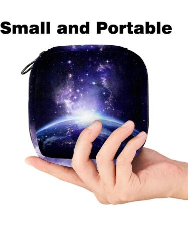 Women's Galaxy Pattern Napkin Storage Bag | Portable Menstruation Cup & Bandage Organizer - Buy Online on GoSupps.com