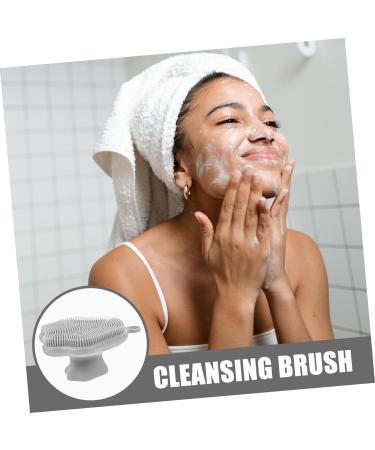 OHPHCALL Silicone Face Scrubber Face Brush Body Man Silica Gel Massage Brush Face Scrubber Men - Buy Online on GoSupps.com