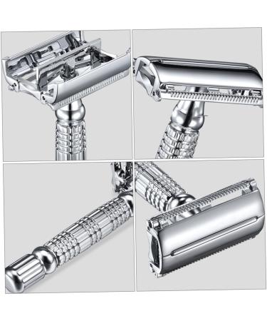 Buy Beavorty 2-in-1 Manual Razor for Men | Chrome-Plated Double-Sided Hairdresser Razor - Perfect for Face & Edges | International Shipping Available - Buy Online on GoSupps.com