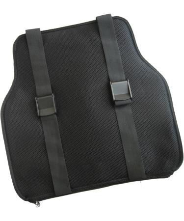 JazzRX Adjustable Orthopedic Back Support Cushion - Relieves Lower Back Pain While Driving 3D Ventilative Surface Doctor Recommended - Black - Buy Online on GoSupps.com