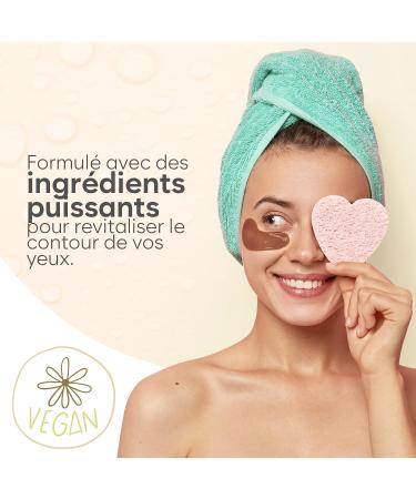 Patch Yeux Anti Cernes (20 paires) Masque Yeux avec Niacinamide et Acide Hyaluronique Anti Cernes et Poches - Caf ine Eye Patch Caffeine - Buy Online on GoSupps.com